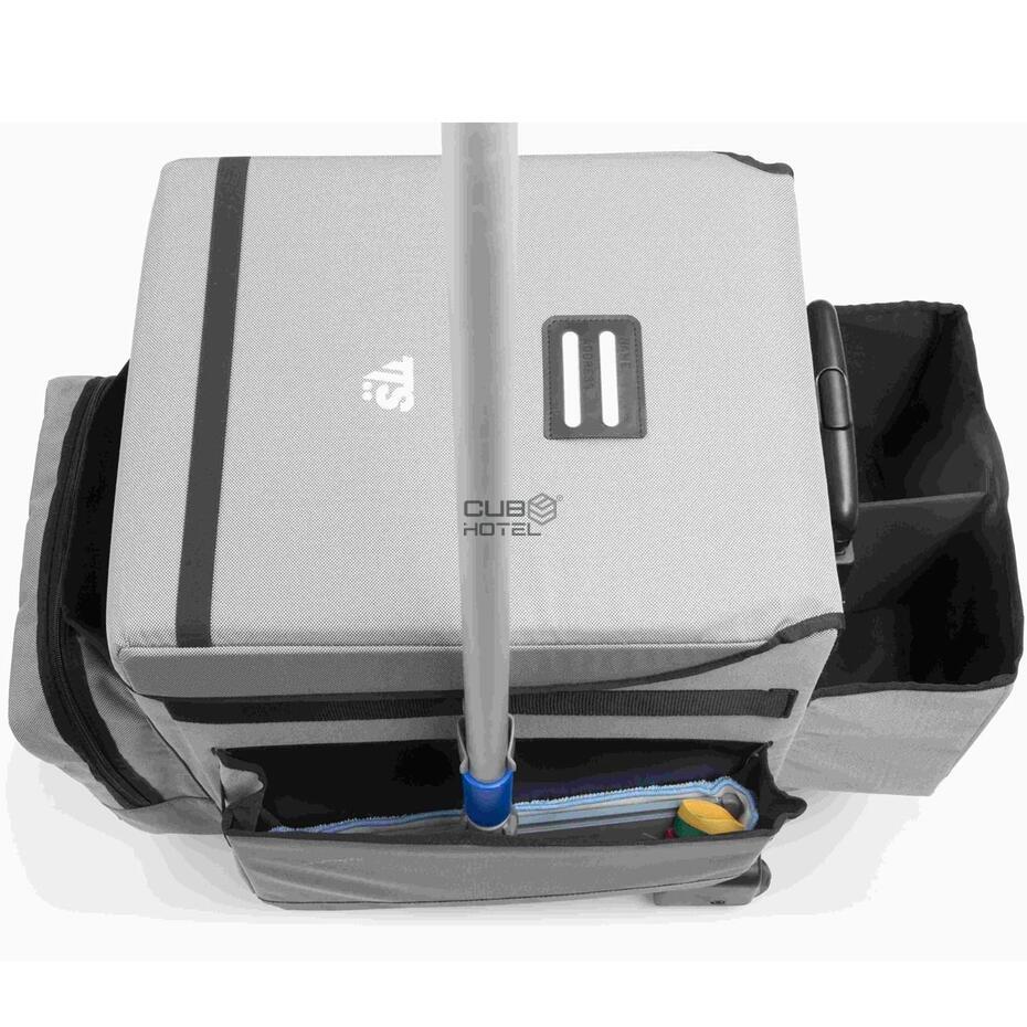 Coche Housekeeping Gris Portátil H-Cube Basic